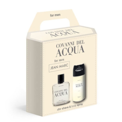 Jean Marc Covanni del Acqua - Set pour Homme, After Shave 100 ml, Deodorant 150 ml