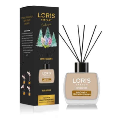 Loris Hyacinth & Cedar Tree, Diffuseur Arôme, Desodorisant sticks - 120 ml