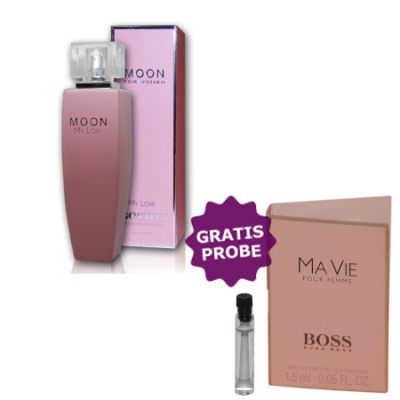 Cote Azur Boston Moon My Love 100 ml + echantillon Hugo Boss Ma Vie Pour Femme