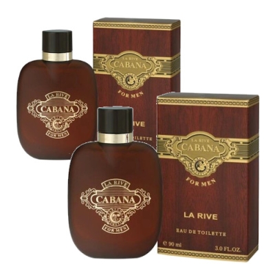 La Rive Cabana - Eau de Toilette pour Homme 90 ml, 2 pièces