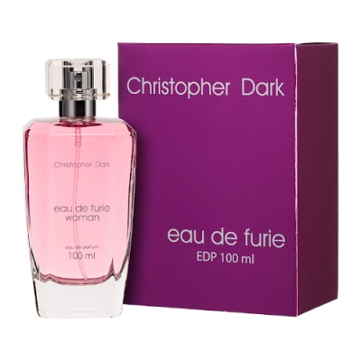 Christopher Dark Eau De Furie - Eau de Parfum pour Femme 100 ml, echantillon Calvin Klein Euphoria 1,2 ml