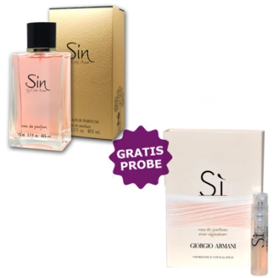 Cote Azur Sin 100 ml + echantillon Giorgio Armani Si
