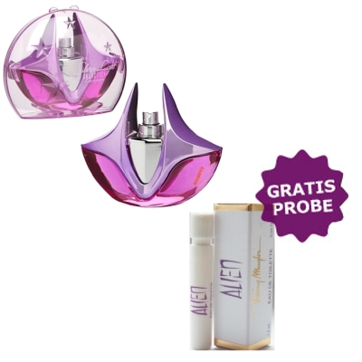 Linn Young Silver Light Galactica - Eau de Parfum Pour Femme 100 ml, echantillon Thierry Mugler Alien EDT 1,2