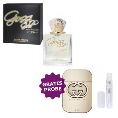 JFenzi Gossi Gold 100 ml + echantillon Gucci Guilty