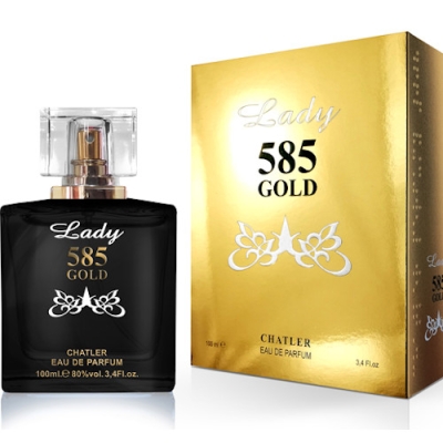 Chatler 585 Gold Lady - Eau de Parfum Pour Femme 100 ml