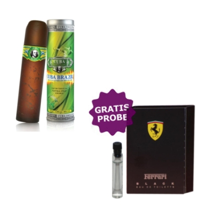 Cuba Brazil 100 ml + echantillon Ferrari Black