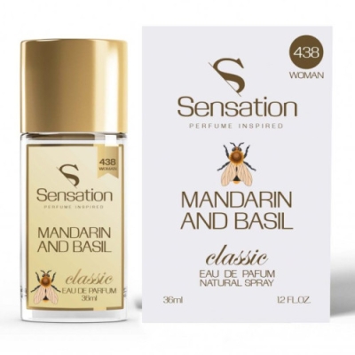 Sensation 438 Mandarin and Basil - Eau de Parfum pour Femme 36 ml