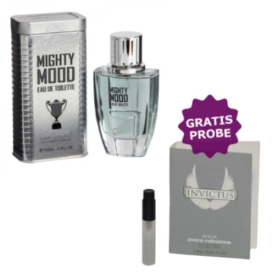 Linn Young Mighty Mood 100 ml + echantillon Paco Rabanne Invictus