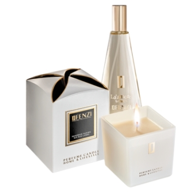 JFenzi La Amore - Offre speciale, Eau de Parfum 100 ml, Bougie de soja naturelle, bougie d'aromathérapie 200g