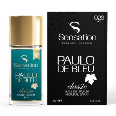 Sensation 028 Paulo Le Bleu Eau de Parfum pour Homme 36 ml