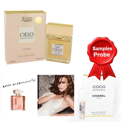 Lamis Cielo Classico Donna de Luxe 100 ml + echantillon Chanel Coco Mademoiselle