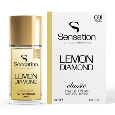 Sensation 091 Lemon Diamond - Eau de Parfum pour Femme 36 ml