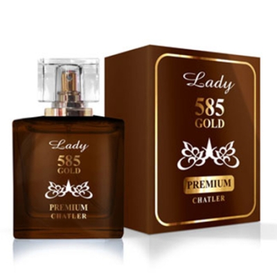 Chatler 585 Gold Lady Premium - Eau de Parfum Pour Femme 100 ml