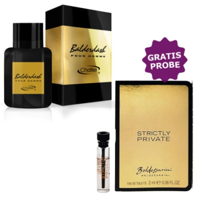 Chatler Balderdash Black 100 ml + echantillon Baldessarini Strictly Private