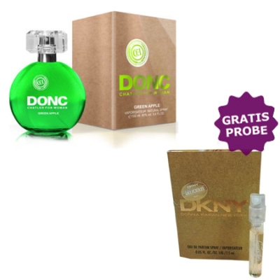 Chatler DONC Green Apple 100 ml + echantillon Donna Karan Be Delicious