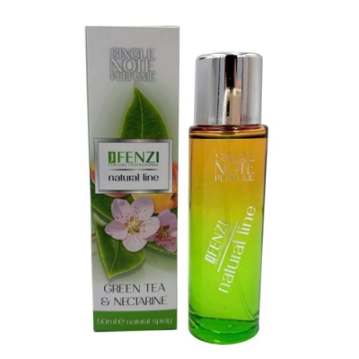 JFenzi Natural Line Green Tea & Nectarine - Eau de Parfum pour Femme 50 ml