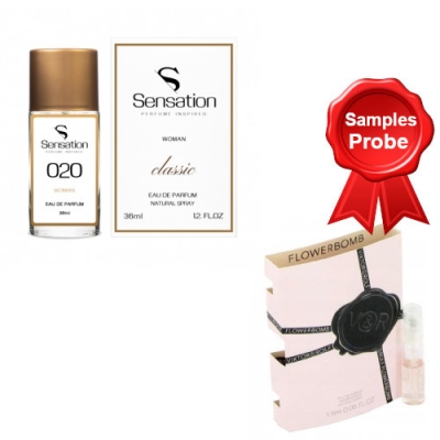 Sensation No.020, 36 ml + echantillon Victor Rolf Flowerbomb