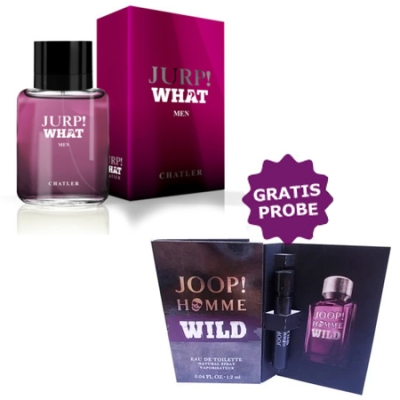 Chatler Jurp What Men 100 ml + echantillon Joop! Homme Wild