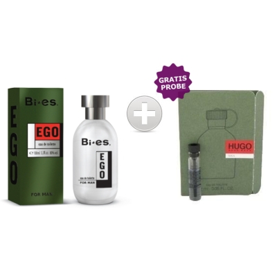 Bi-Es Ego Men 100 ml + echantillon Hugo Boss Hugo Men