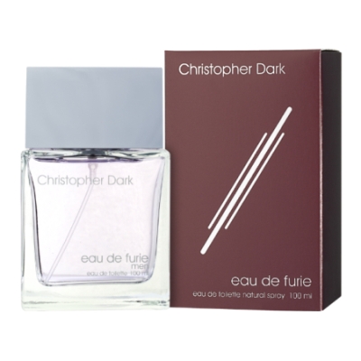 Christopher Dark Eau de Furie Men - Eau de Toilette Pour Homme 100 ml, echantillon Calvin Klein Euphoria Men