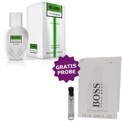 Chatler Limited 100 ml + echantillon Hugo Boss Bottled Unlimited