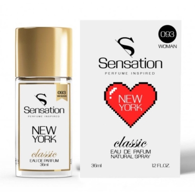 Sensation 093 New York - Eau de Parfum pour Femme 36 ml