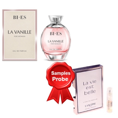 Bi-Es La Vanille 100 ml + echantillon Lancome La Vie Est Belle