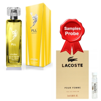 Chatler PLL Yellow Women 100 ml + echantillon Lacoste Pour Femme