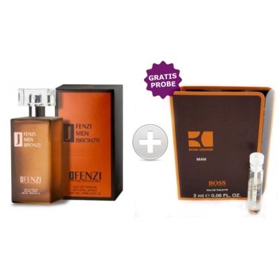 JFenzi Bronze Men 100 ml + echantillon Hugo Boss Orange Men