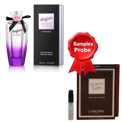 New Brand Parfum De Nuit 100 ml + echantillon Lancome Tresor La Nuit