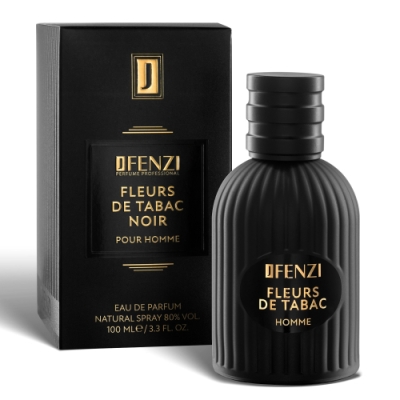 JFenzi Fleurs De Tabac Noir Homme - Eau de Parfum Pour Homme 100 ml