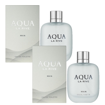 La Rive Aqua Man - Eau de Toilette Pour Homme 90 ml, 2 pièces