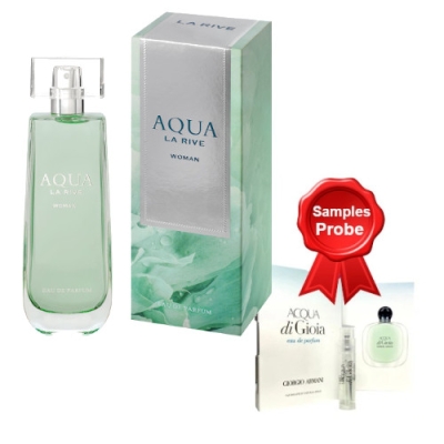 La Rive Aqua Woman 100 ml + echantillon Armani Acqua Di Gioia