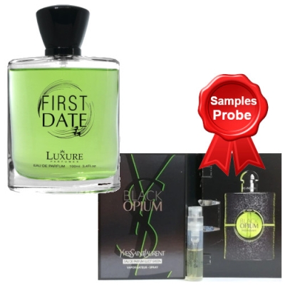 Luxure First Date 100 ml + echantillon Yves Saint Laurent Black Opium Illicit Green