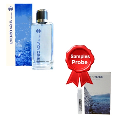 Chatler Extenzo Aqua Men 100 ml + echantillon Kenzo L'eau Par Kenzo Homme