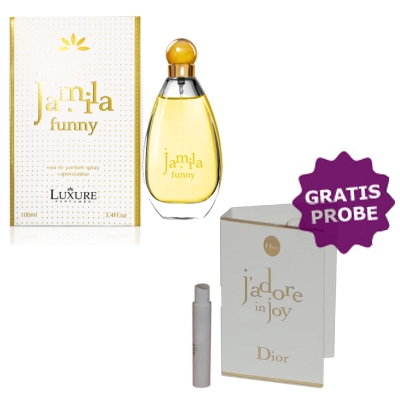 Luxure Jamila Funny 100 ml + echantillon Dior Jadore In Joy