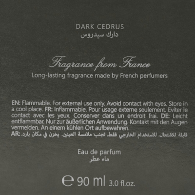 LOU DE PRE Dark Cedrus - Eau de Parfum pour Homme 90 ml