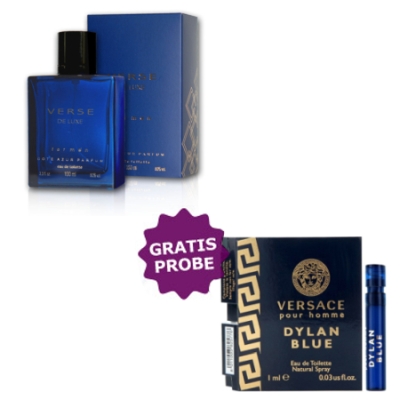 Cote Azur Verse De Luxe Men 100 ml + echantillon Versace Dylan Blue Homme