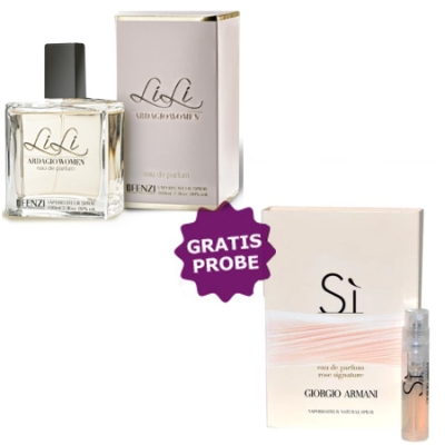 JFenzi Lili Ardagio 100 ml + echantillon Giorgio Armani Si