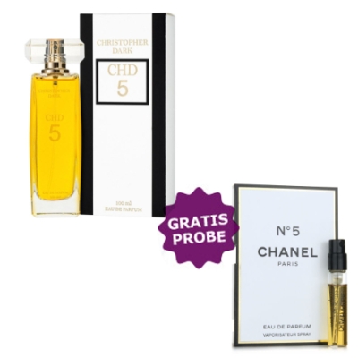 Christopher Dark CHD 5 EDP 100 ml + echantillon Chanel No. 5