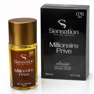 Sensation 076 Millionaire Prive - Eau de Parfum pour Femme 36 ml