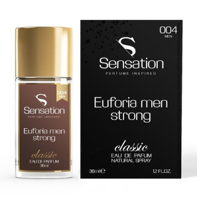 Sensation 004 Euforia Strong Men - Eau de Parfum pour Homme 36 ml
