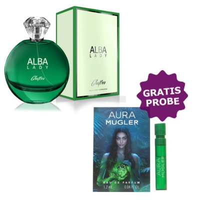 Chatler Alba Lady 100 ml + echantillon Thierry Mugler Aura