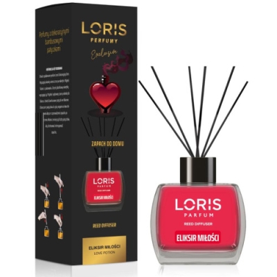 Loris Potion D'amour, Diffuseur Arôme, Desodorisant sticks - 120 ml