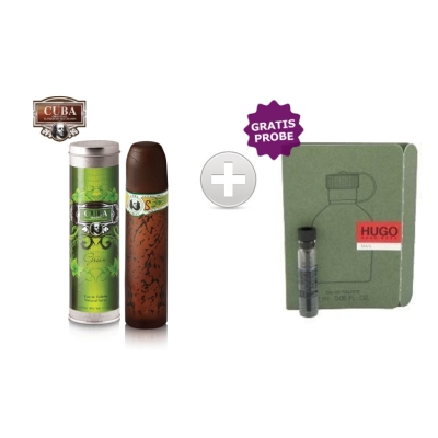 Cuba Green 100 ml + echantillon Hugo Boss Hugo Men
