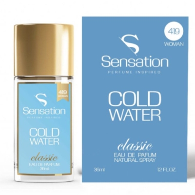 Sensation 419 Cold Water - Eau de Parfum pour Femme 36 ml
