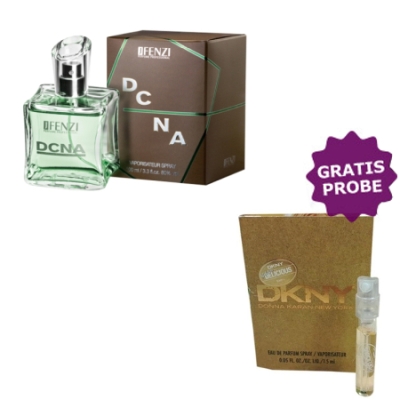 JFenzi DCNA Green 100 ml + echantillon Donna Karan Be Delicious