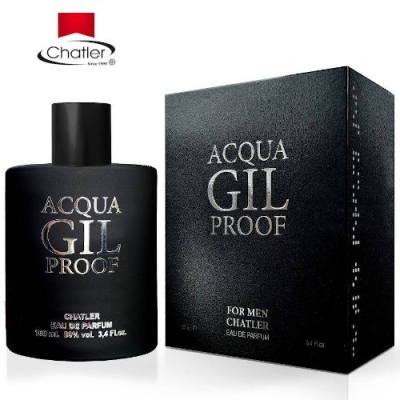 Chatler Acqua Gil Proof Men - Eau de Parfum pour Homme 100 ml