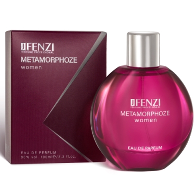JFenzi Metamorphoze - Eau de Parfum Pour Femme 100 ml, echantillon Calvin Klein Euphoria 1,2 ml