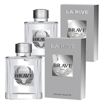 La Rive Brave Men - Eau de Toilette Pour Homme 90 ml, 2 pièces